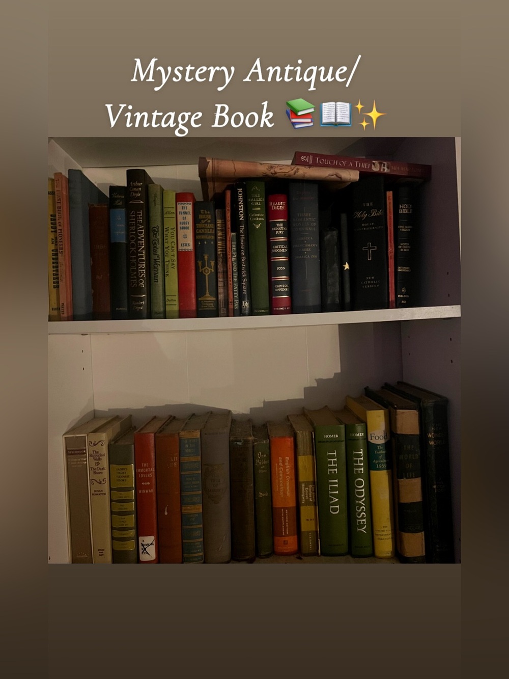 Mystery Antique/Vintage Book
